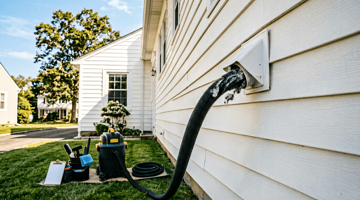 Residential Dryer Vent Cleaning